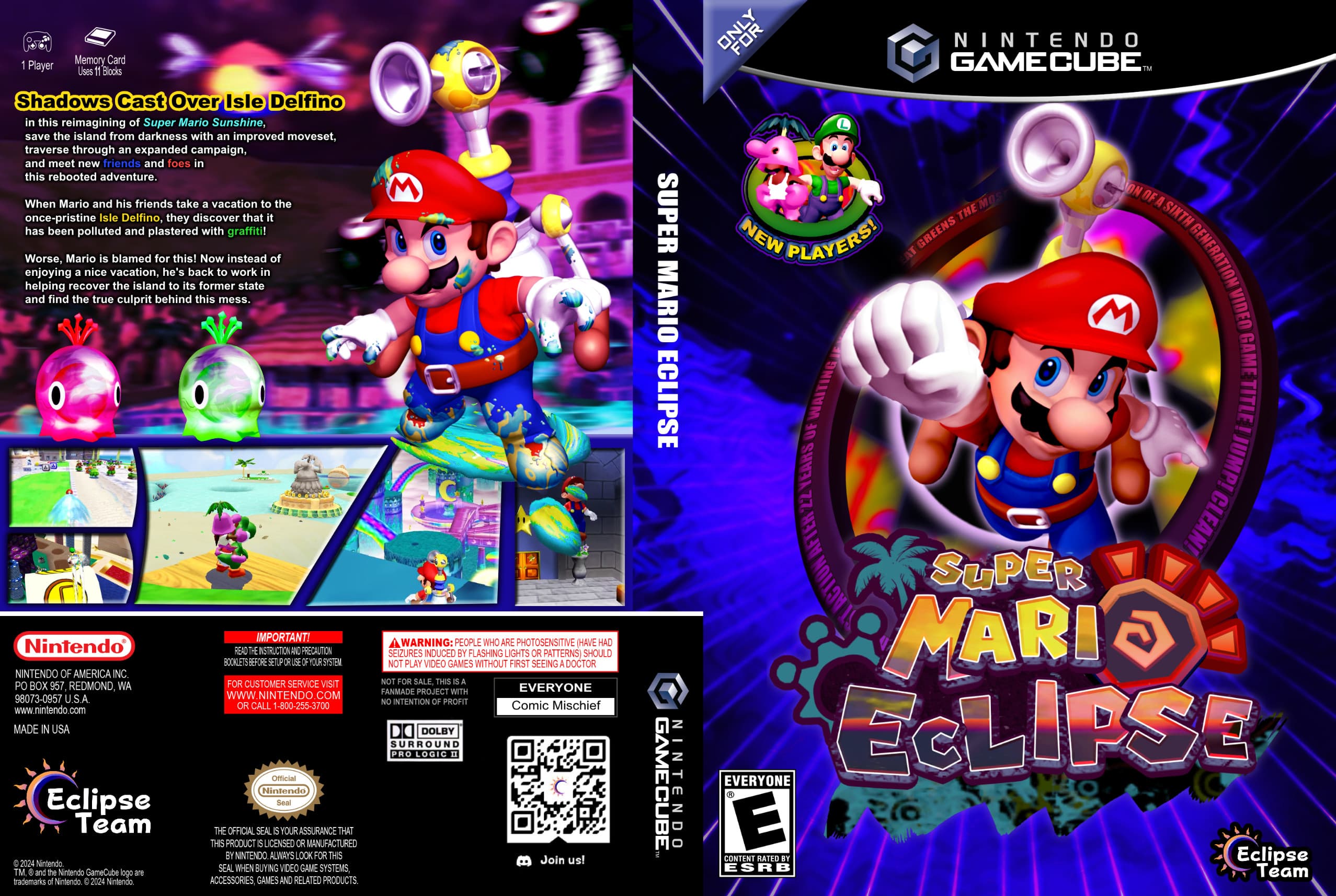 Official Super Mario Eclipse box art